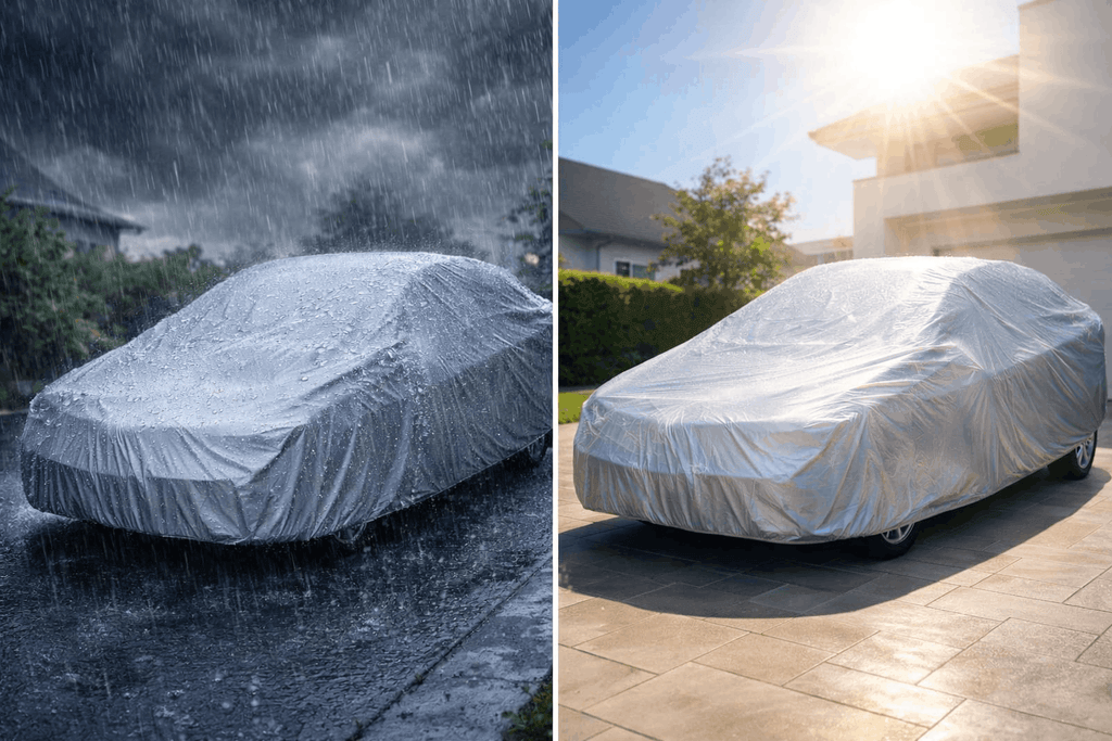 Toyota Corolla (2006�023) Silver Parachute Car Top Cover �Waterproof, Dustproof, Heat Resistant Full Body Protection