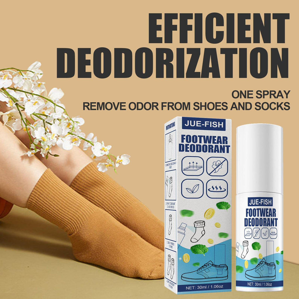 Premium Footwear Deodorant Spray �Instant Shoe & Sock Odor Eliminator (30ml)