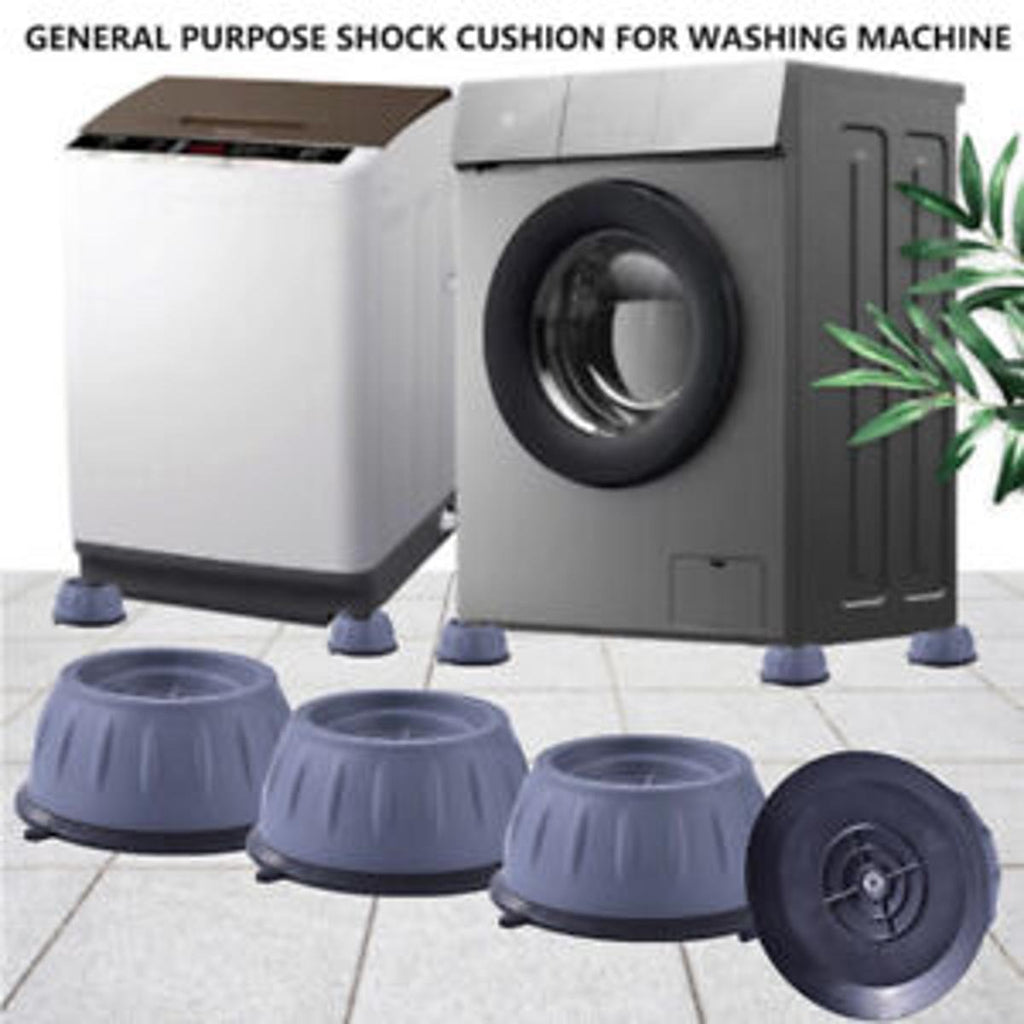 4Pcs Universal Anti-Vibration Feet Pads | Washing Machine, Dryer, Refrigerator & Furniture Non-Slip Rubber Mat (Big Size)