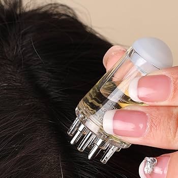 Oil Applicator | Scalp Hair Comb Oil Applicator | Portable Mini Hair Oil Applicator 6ml