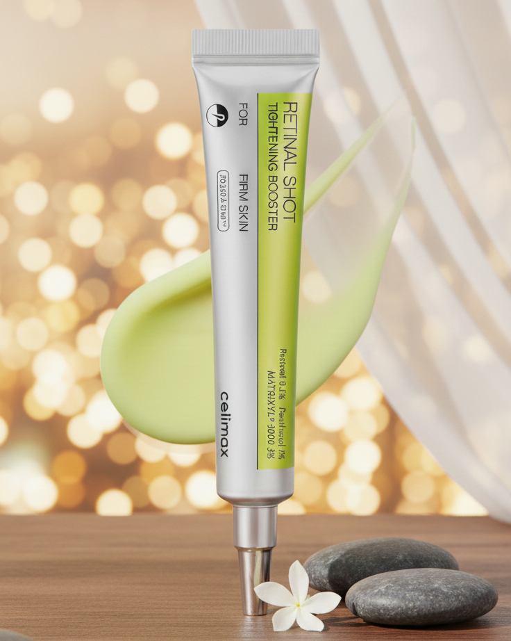 Celimax The Vita A Retinal Shot Tightening Booster �0.1% Retinal, Matryxyl 3% | Pore Minimizer, Anti-Wrinkle, Firming Booster (15ml)