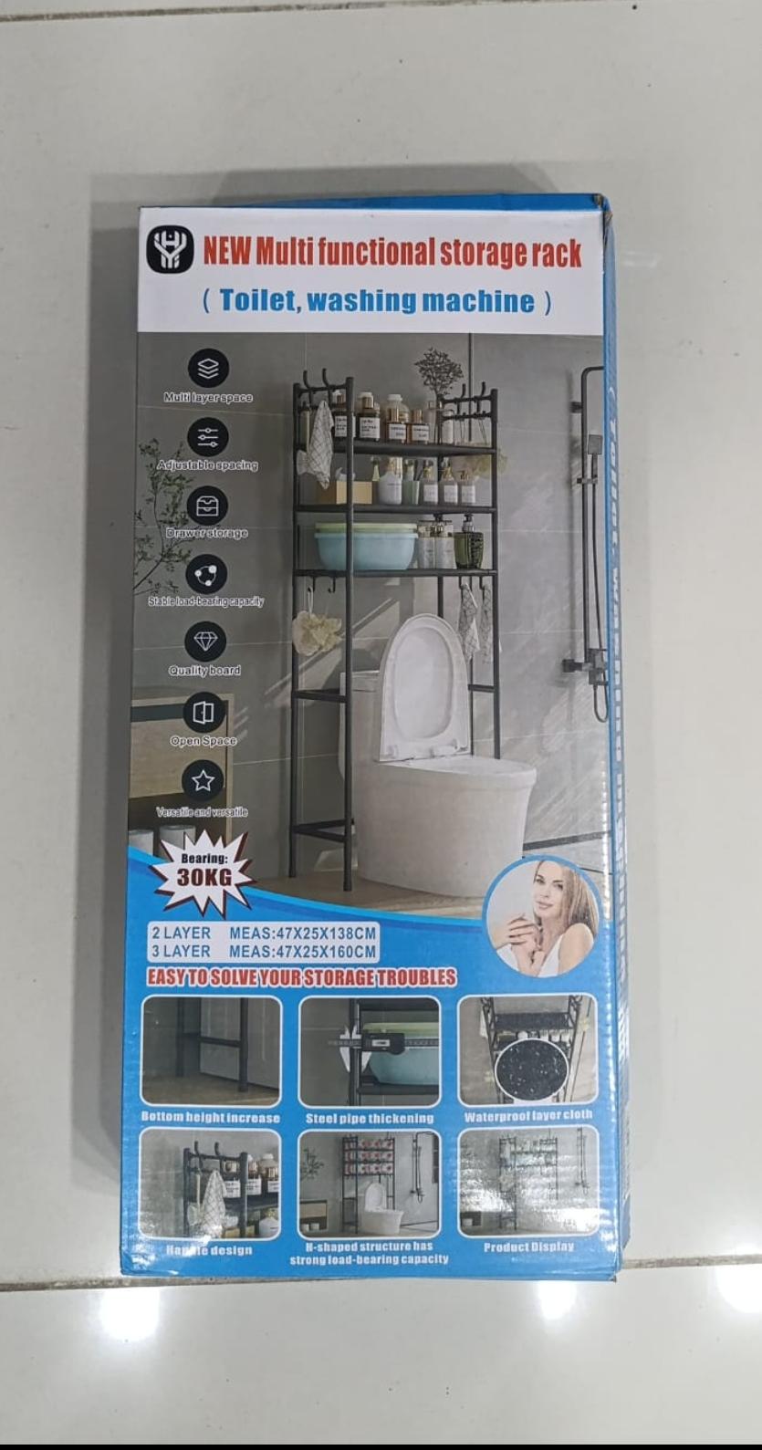 Multi-Layer Bathroom Storage Rack – photo 5