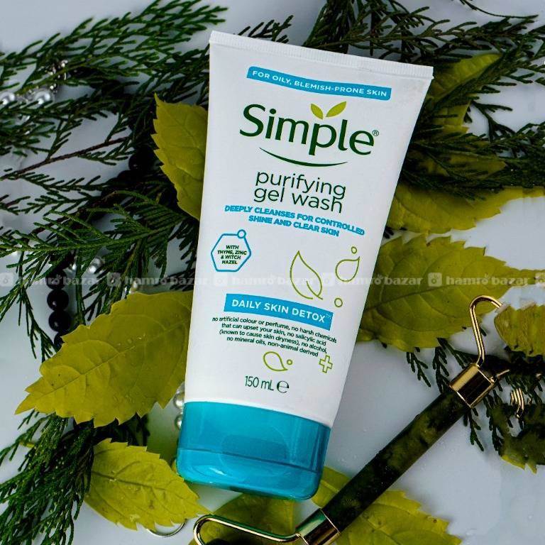 Simple Daily Skin Detox Purifying Gel Facial Wash �150ml