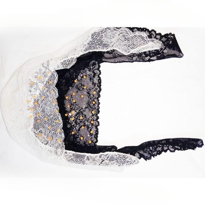 Net Stone Inner Cap for Hijab �Soft Stretchable Undercap for Women
