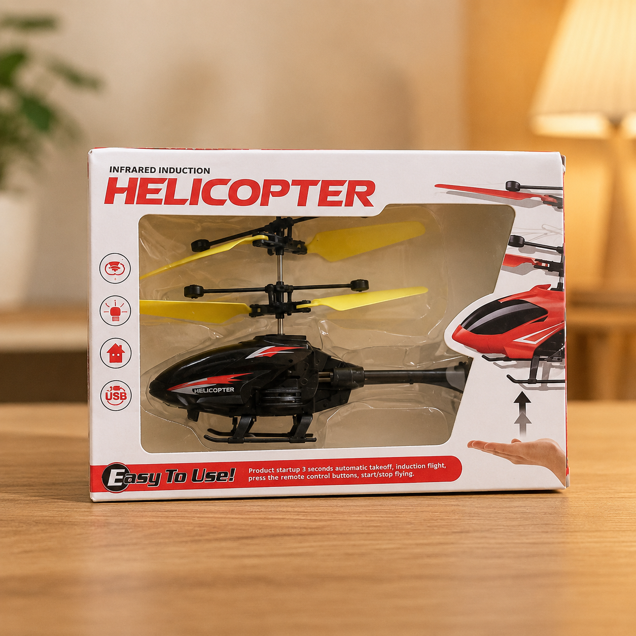 Infrared Induction Helicopter - Intelligent Hand Induction Flying Toy with USB Charging
