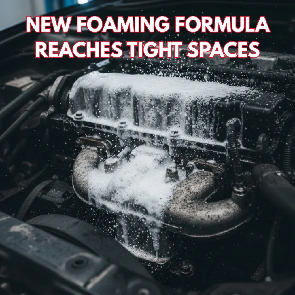 THREE GUYS Engine Cleaner & Degreaser | Foaming Formula | German Engineered Fast-Dry Spray (250ml)