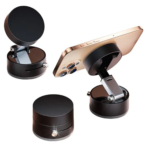 360? Magnetic Phone Holder �Strong Magnetic Suction Mount for Car, Desk & Tabletop Use