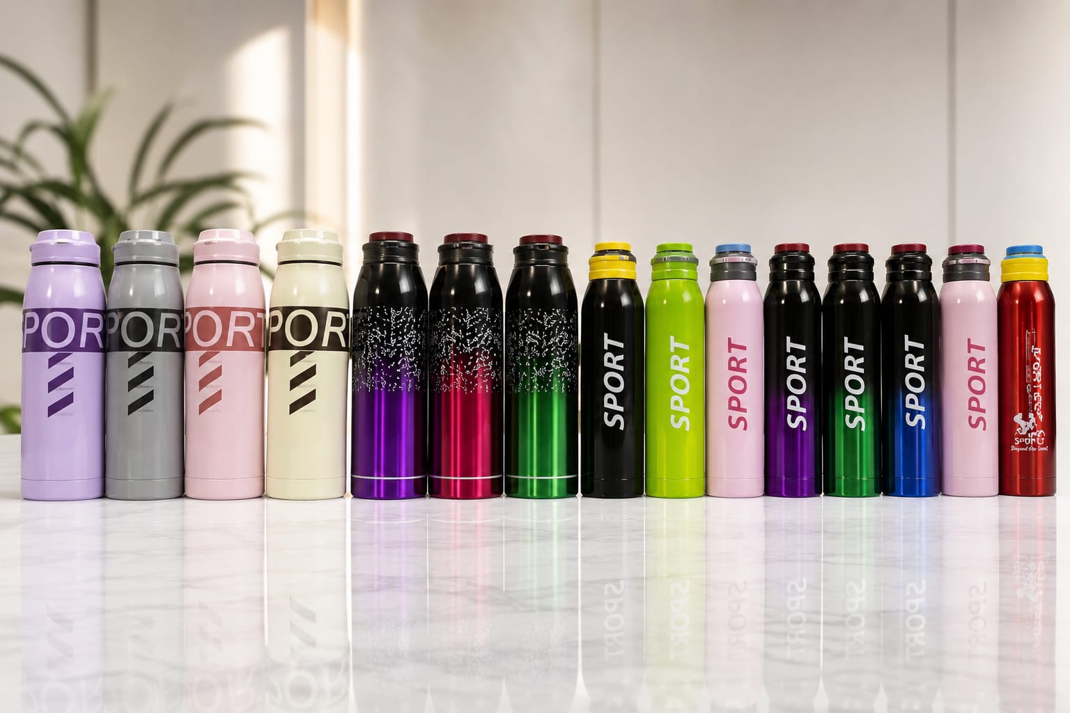 500ml Premium Sports Water Bottle �Durable, Leakproof & Lightweight for Daily Use (Random Color)