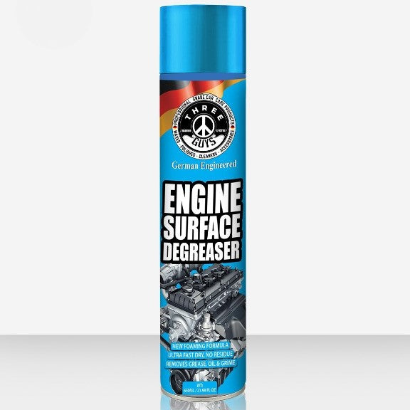 Engine Surface Degreaser 650ml �Heavy-Duty Foaming Cleaner By Three Guys German Engineered
