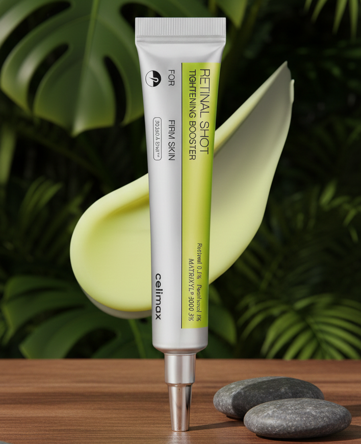Celimax The Vita A Retinal Shot Tightening Booster �0.1% Retinal, Matryxyl 3% | Pore Minimizer, Anti-Wrinkle, Firming Booster (15ml)
