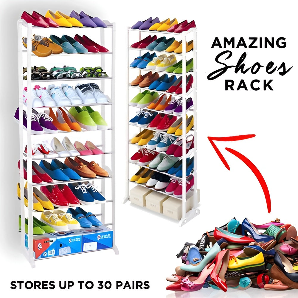 Amazing Shoe Rack Organizer | 10 Layer