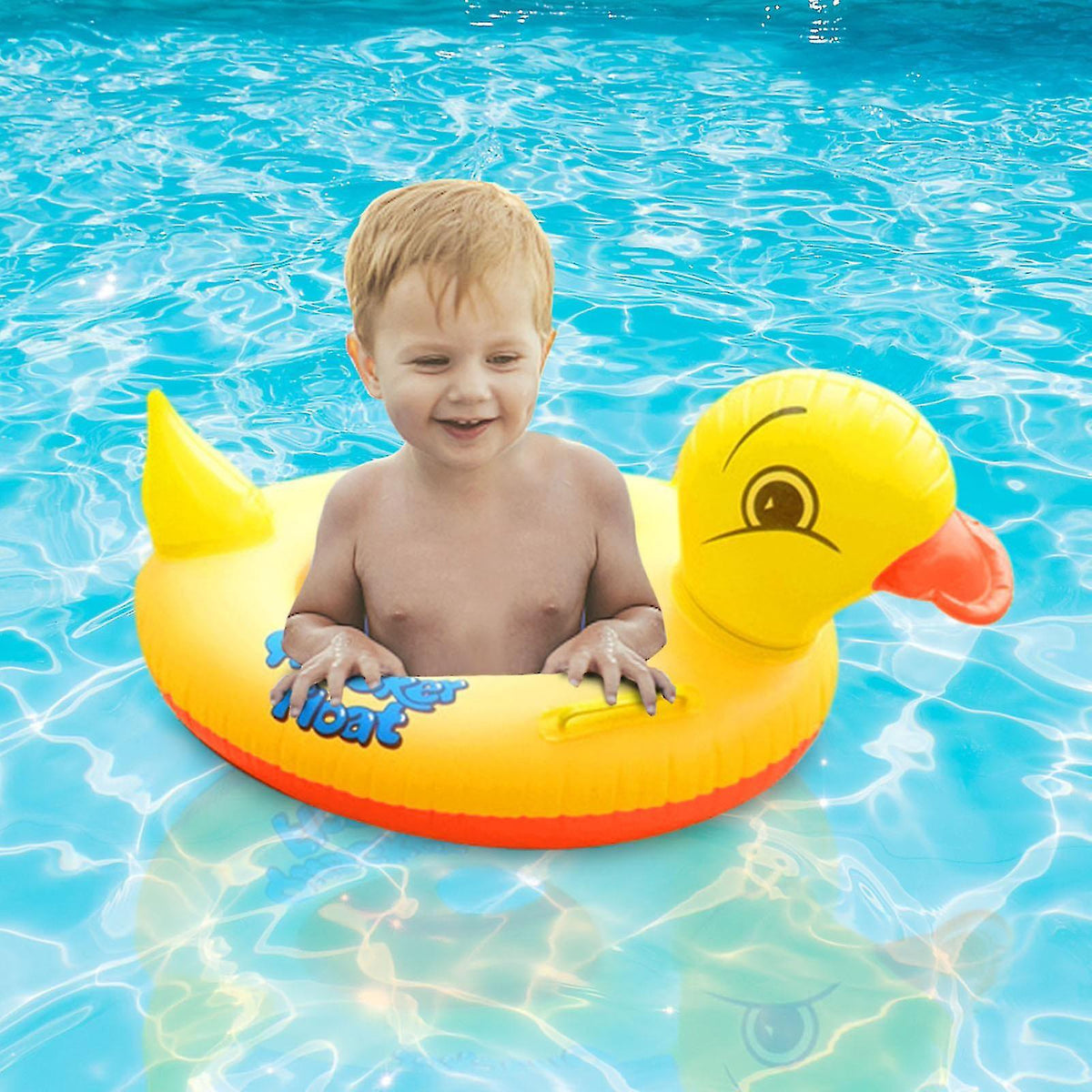 Duck Baby Floats Tube, Inflatable Duck Pool – photo 2