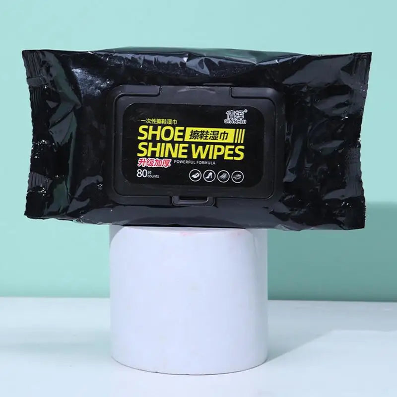 Disposable Shoe Cleaning Wipes | Quick Shine Clean Wet Wipes - Pack of 3