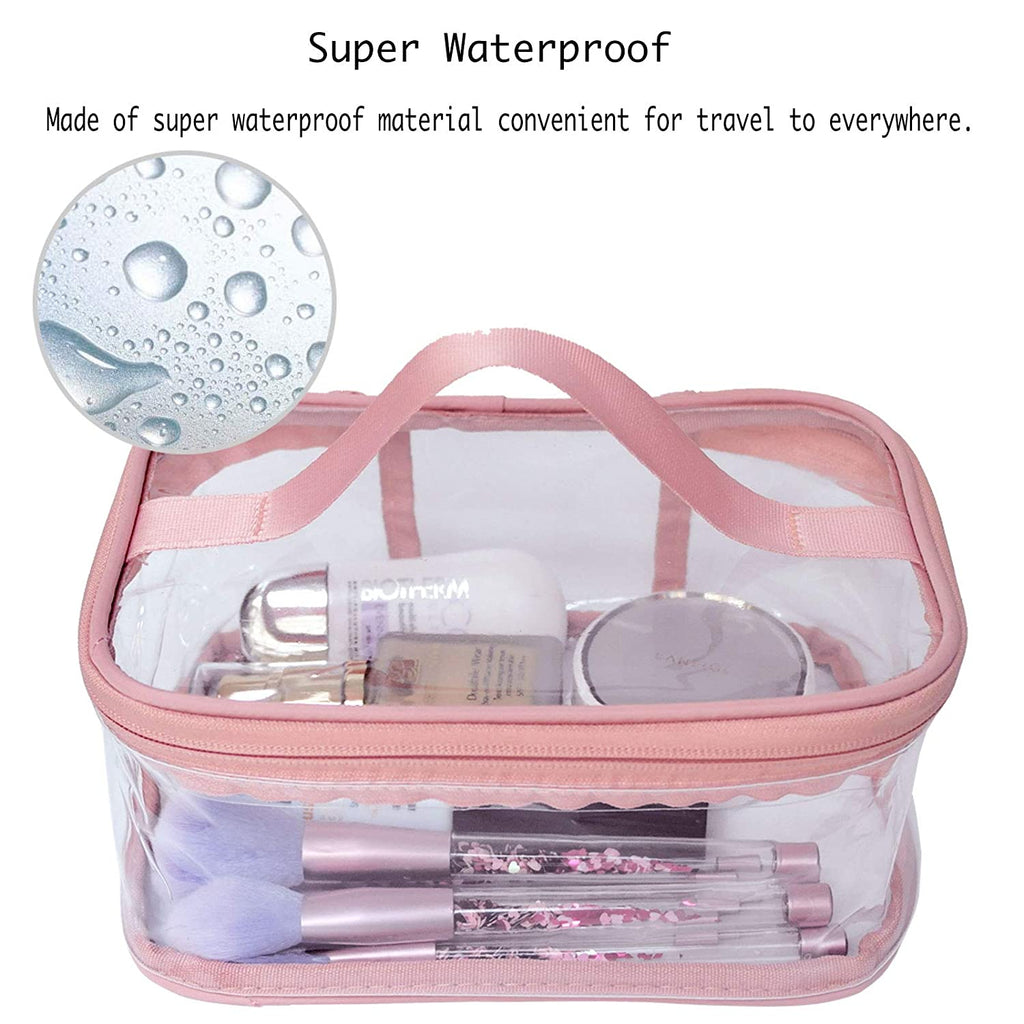 Makeup Cosmetic Clear Bag Portable Transparent Travel – photo 4