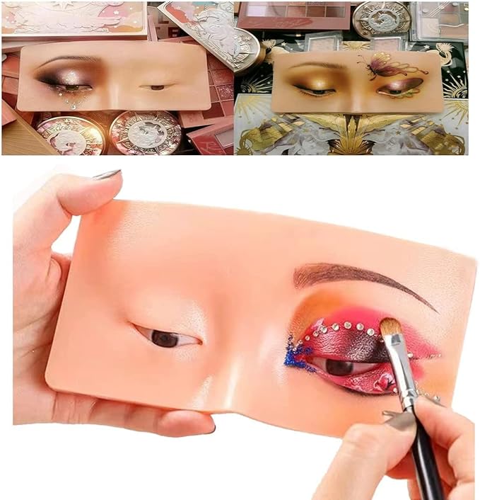 New Eye Makeup Practice Eyeshadow Mannequin - The Perfect Aid to Makeup Practice Face