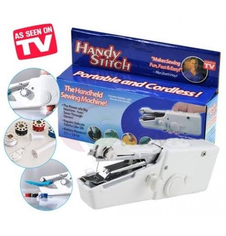 Handy Stitch �Portable Cordless Sewing Machine for Quick Repairs on All Fabrics | Best Quality Sewing Portable Machine