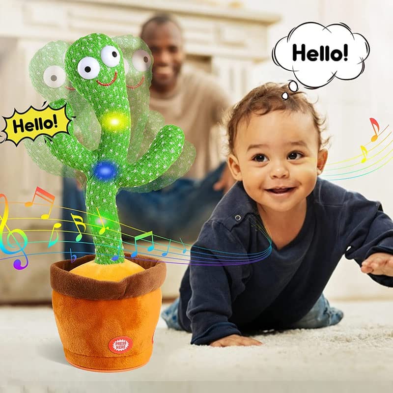 Dancing Cactus Talking Toy Tree Cactus Plush  toy With box