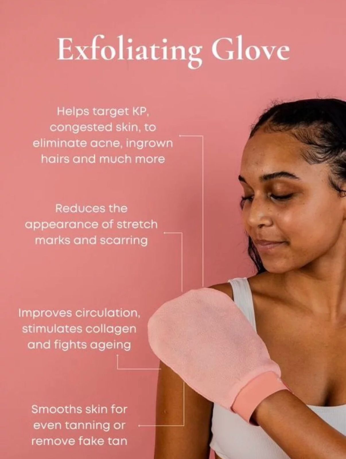 Hammer Moroccan Exfoliating Gloves  - Dead Skin Remover - Exfoliating Bath Washcloth Scrub Mitt for Body - Exfoliating Massage Mitt Back Scrubber Glove - Each