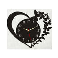 3d wall clock with light Wooden Wall – photo 1