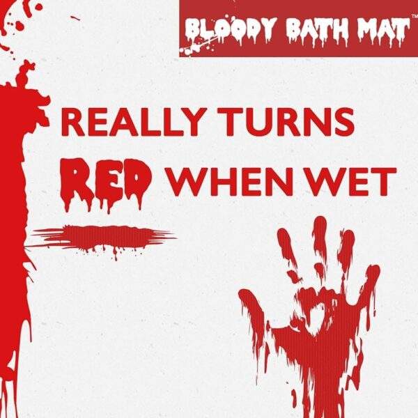 Bloody Bath Mat ,color changing Mat ,horror – photo 1