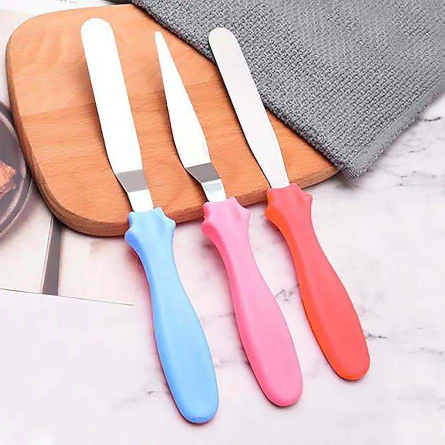 Multicolor Stainless Steel Bread Knife Set 35cm