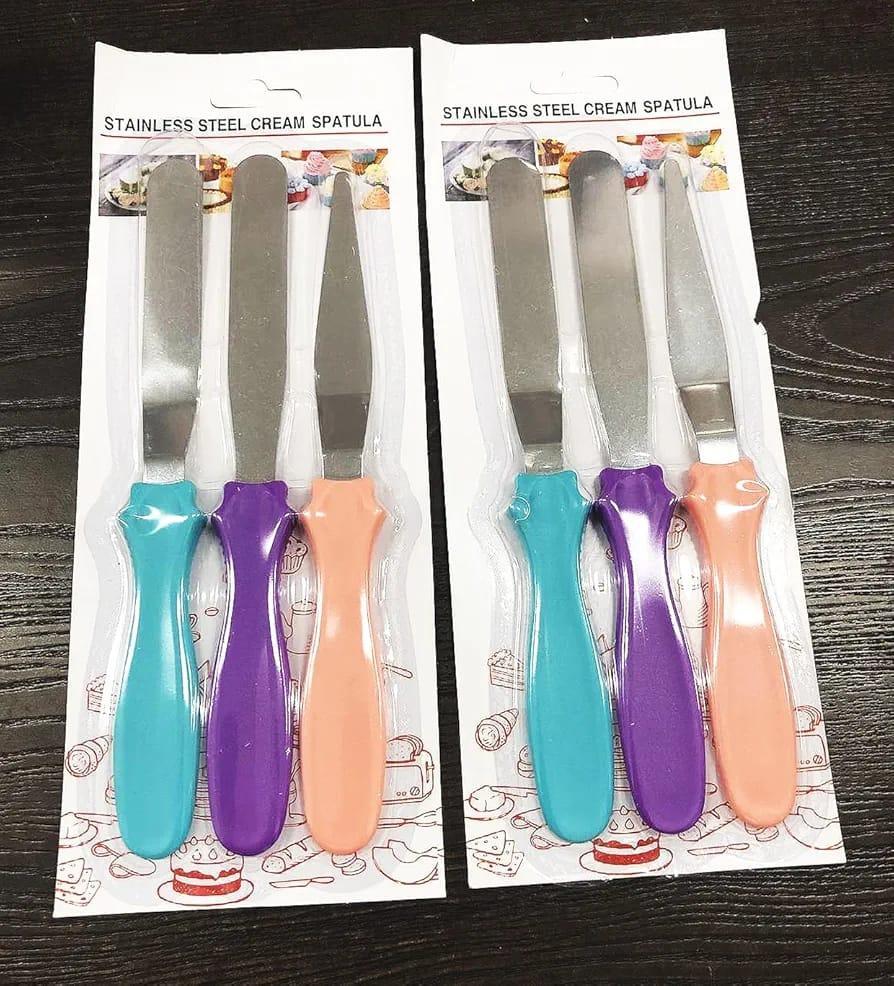 Multicolor Stainless Steel Bread Knife Set 35cm