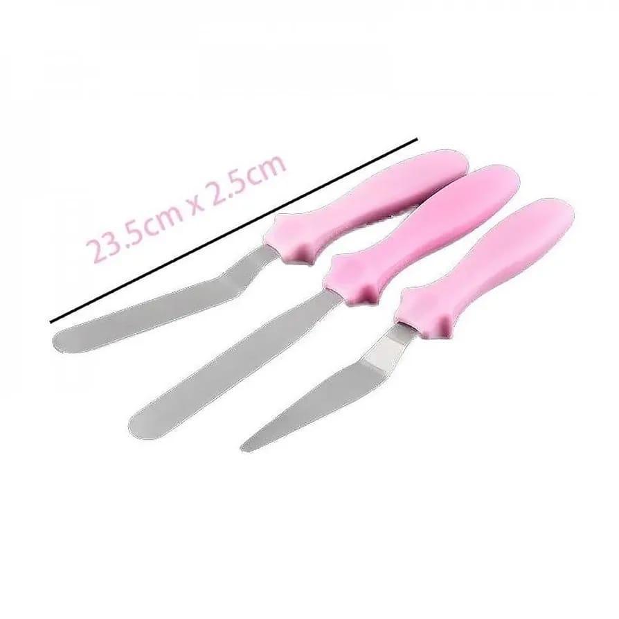 Multicolor Stainless Steel Bread Knife Set 35cm