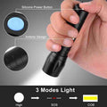 Portable LED Flashlight �Mini Rechargeable Torch with Side Light | Plastic Body