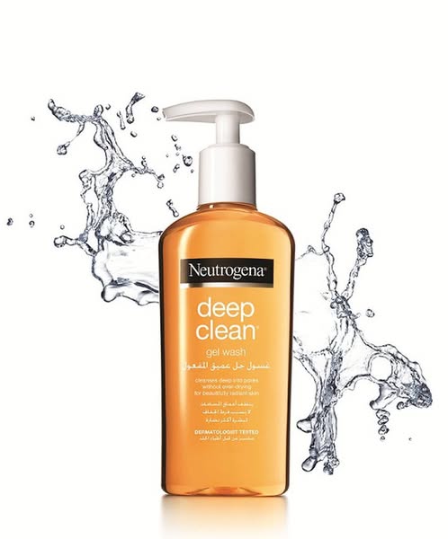 Neutrogena Deep Clean Gel Wash �Oil-Free Daily Facial Cleanser for Oily &amp; Combination Skin (200ml)