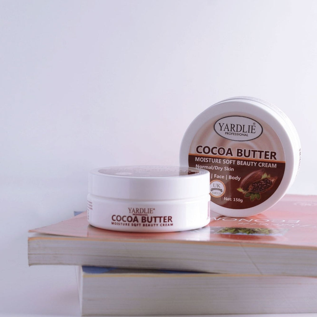 Yardlie Professional Cocoa Butter Moisture Soft Beauty Cream  for Smooth Glowing Skin - 150g