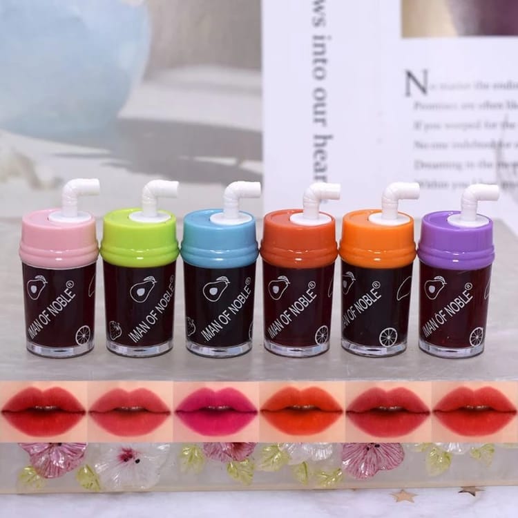 Magic Lip Tint �Color-Changing, Hydrating & Long-Lasting Lip Care for Soft, Radiant Lips(Pack of 6)