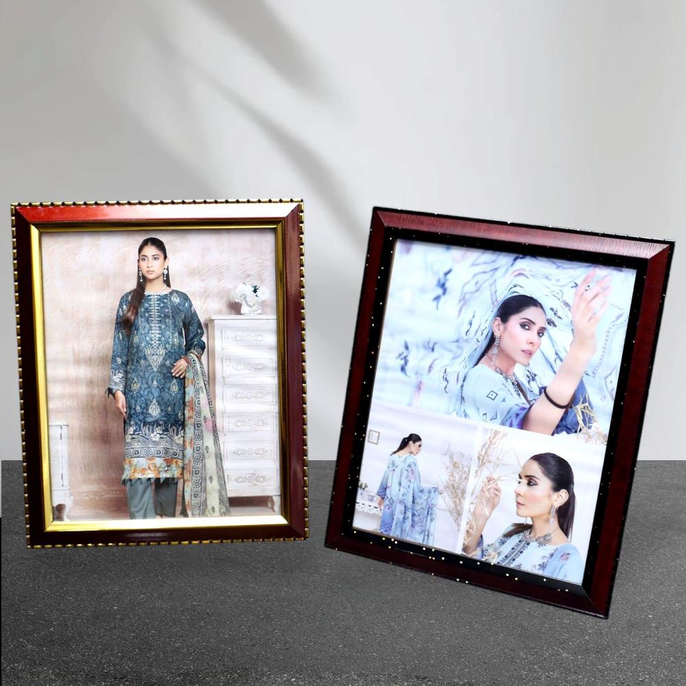 Golden Photo Frames Set for Home Decor Pakistan