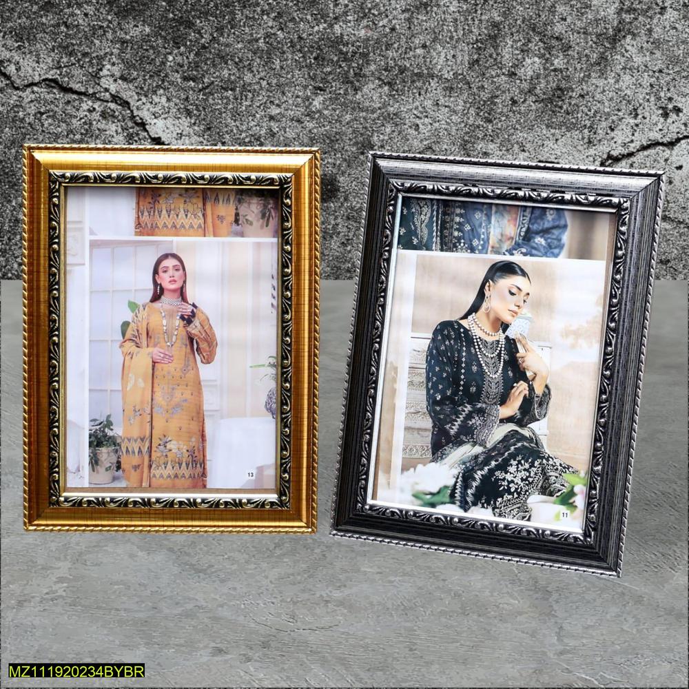 Golden Black Photo Frame Set for Home Decor