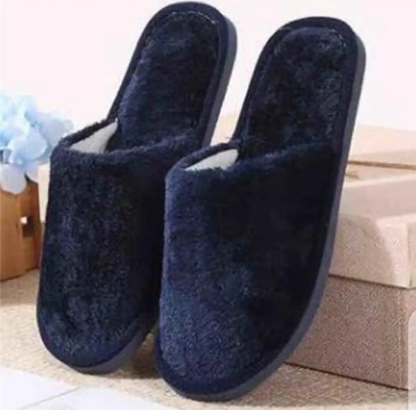 Multi Color Soft Cotton Slippers For Men And Women Free Size (Random Color)