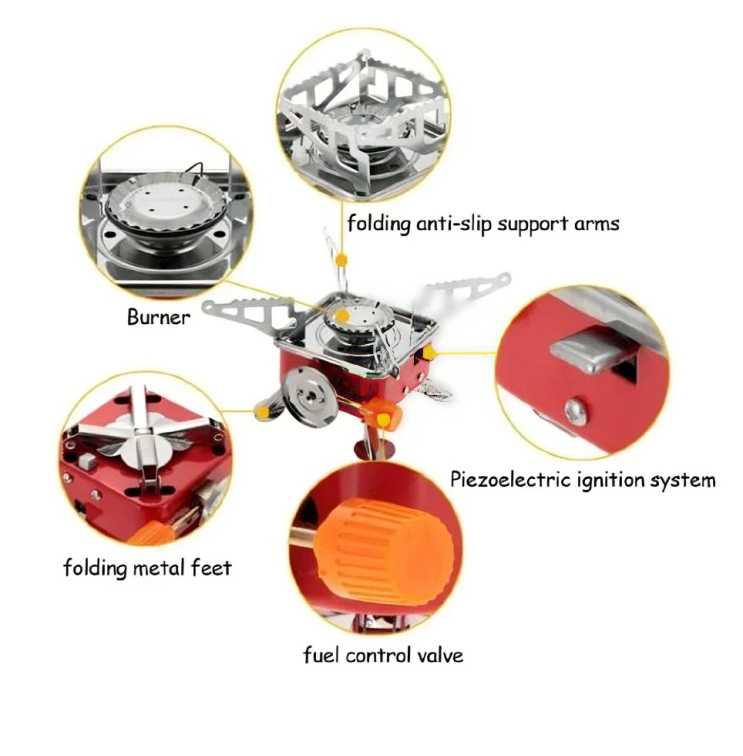 Mini Portable Square Stove for Backpacking Hiking – photo 3