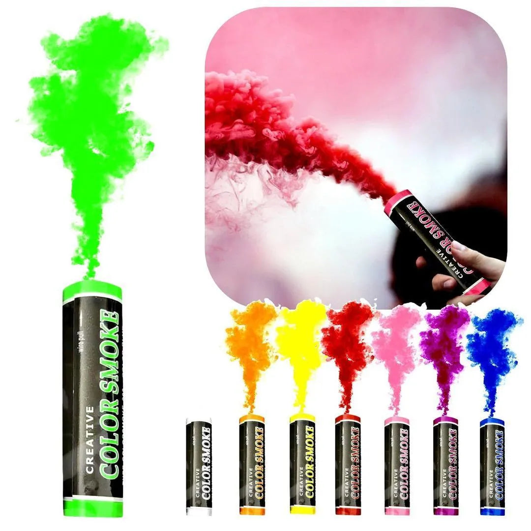 Multi Color Smoke Bombs for Parties, Balls & Games