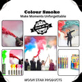 Multicolor Smoke Bombs Pack of 20 for Weddings Parties