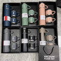 Premium Stainless Steel Vacuum Flask Set 6 Colors