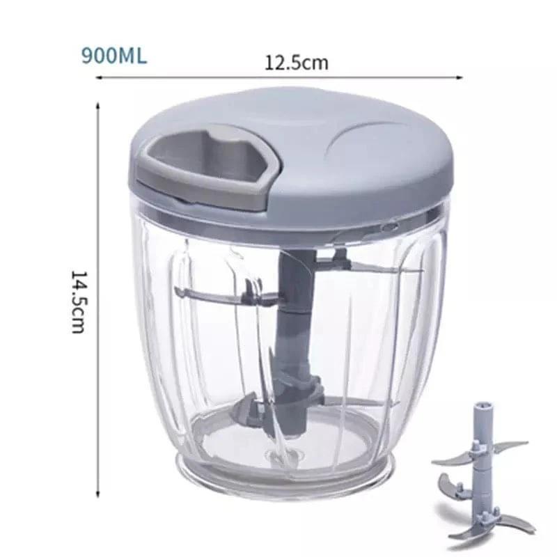 Hand Operated Vegetable Cutter Pink ABS Plastic