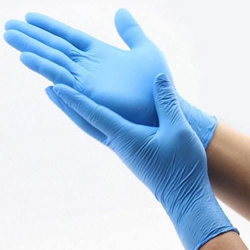 Safety Fine Disposable Nitrile Gloves Powder Free 100 Pcs Box �Durable, Non-Sterile, Latex Free Gloves For Medical, Cleaning, And Industrial Use