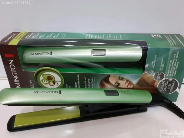 Remington hair straightener Shine Therapy Hair Straightener Flat Iron Floating Ceramic LCD Straightening Irons