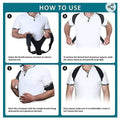 Energizing Posture Support - Back Pain Relief Belt.
