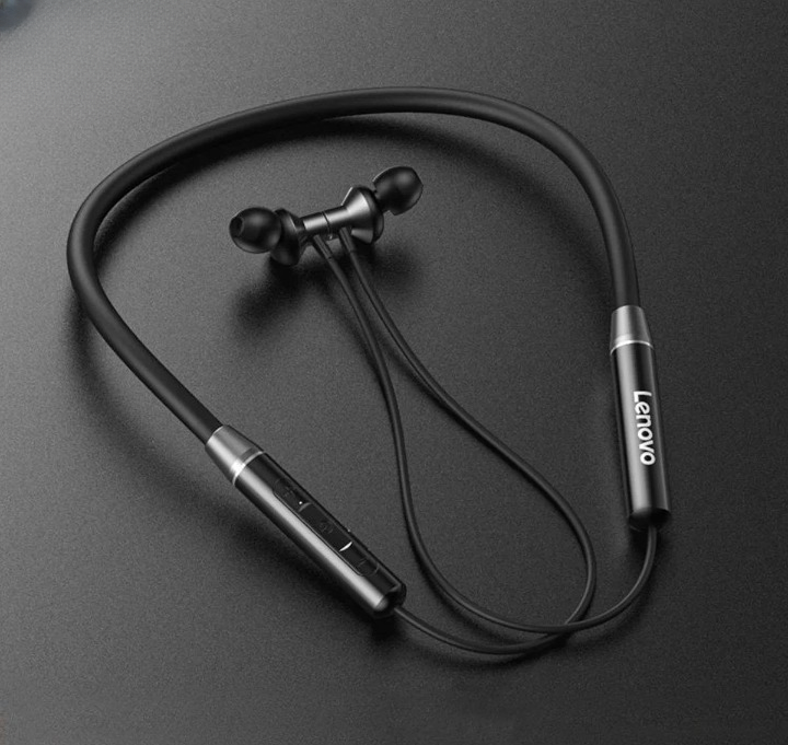 Lenovo HE05 Wireless Neckband Bluetooth Earphones | Sports Handsfree with Mic