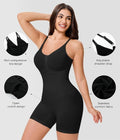 Shapewear Bodysuit for Women �Seamless Tummy Control Mid-Thigh Body Shaper (Skin Color) ~ XL