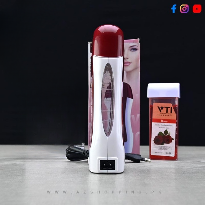 V-BENZ Original Electric Roll On Wax Depilator Heater Hair Removal Machine (Wax Cartridge Included) �Model: V-5889