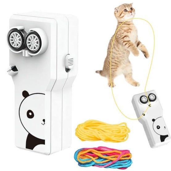 ZipString Portable Rope Launcher �Handheld Kinetic String Thruster & Creative Floating Loop Toy for Kids and Adults ( random colour )
