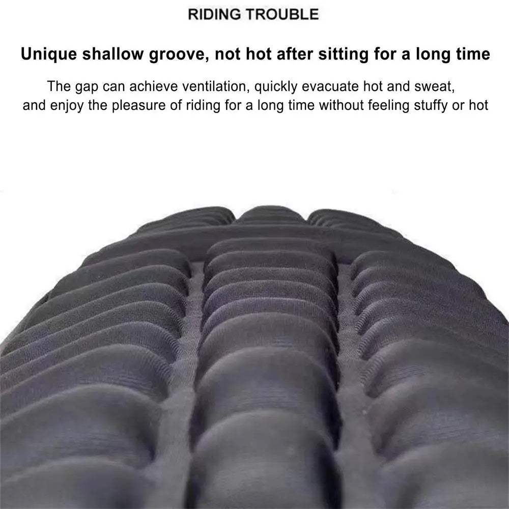 Motorcycle 3D Breathable Non-Slip Seat Cushion Pad �Pain Relief Comfort Cover for CD 70, CD 100, GS 150, GR 150, YBR and Similar Bike Seats