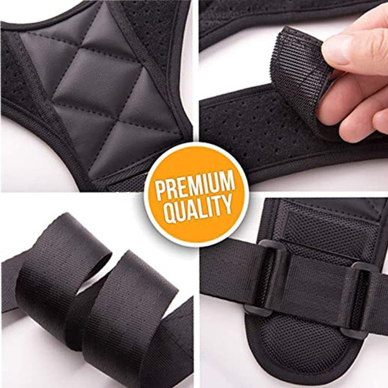 Adjustable Body Posture Corrector Belt �Back & Shoulder Support Brace for Men and Women | Spine Alignment & Pain Relief