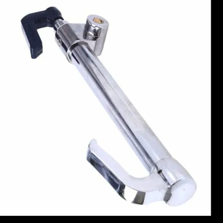 Steering to Pedal Lock Anti Theft Double Hook Steel Lock for all Cars