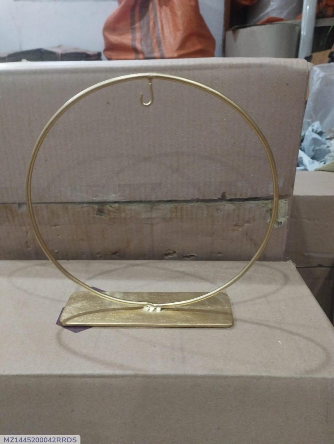 Golden Metal Photo Frame for Home Office Decor
